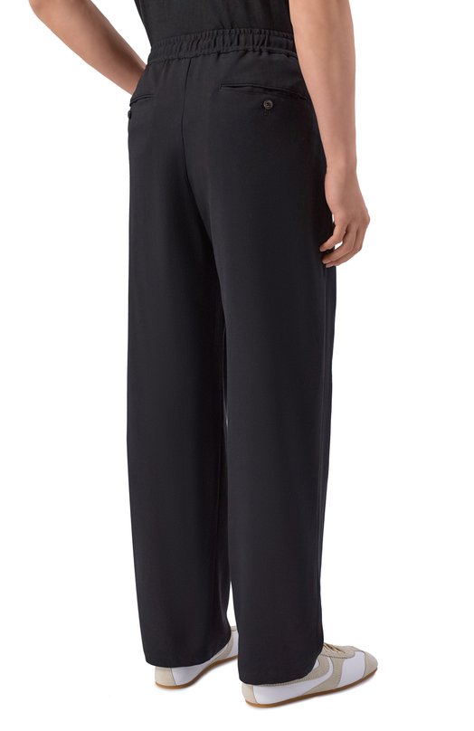 Шерстяные брюки Attachment AP61-038 Чёрный  AP61-038 Фото 4