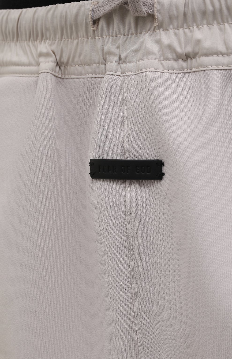 Хлопковые джоггеры FEAR OF GOD бежевого цвета по цене 88500 руб., арт. FG40-007FLC, фото 5 Хлопковые джоггеры FEAR OF GOD, арт. FG40-007FLC, фото 5