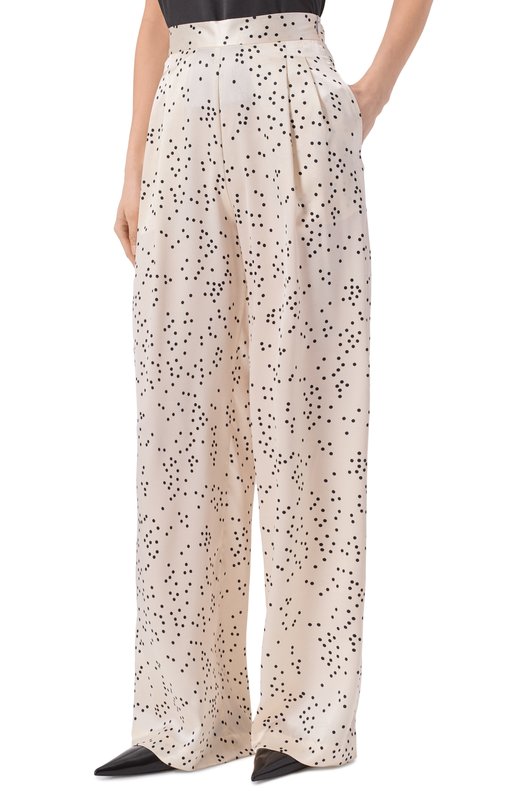 Атласные брюки Seven Lab SPY.08.706.357 Кремовый  SPY.08.706.357 Фото 3