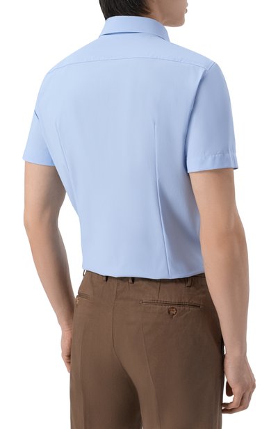 Сорочка BOSS голубого цвета по цене 13500 руб., арт. 50561627, фото 4 Сорочка BOSS, арт. 50561627, фото 4