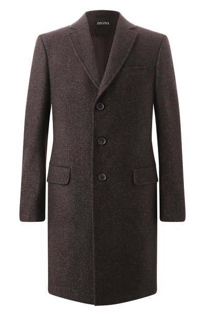 Мужской пальто из шерсти и шелка ZEGNA, арт. 4GJ3G0/897701A8