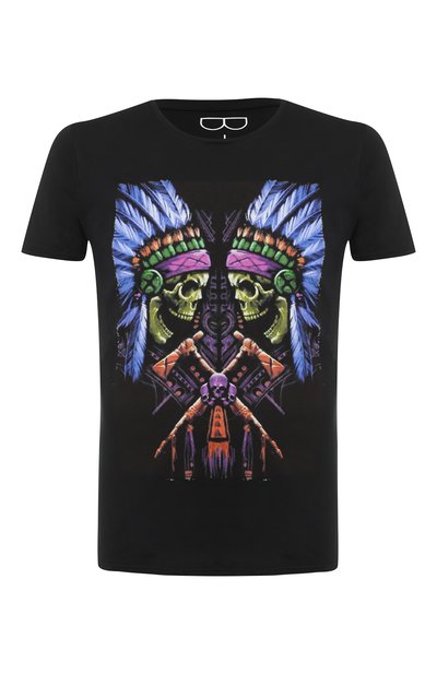 Хлопковая футболка BISIBIGLIO, арт. INDIAN TRIBU TES, фото 1