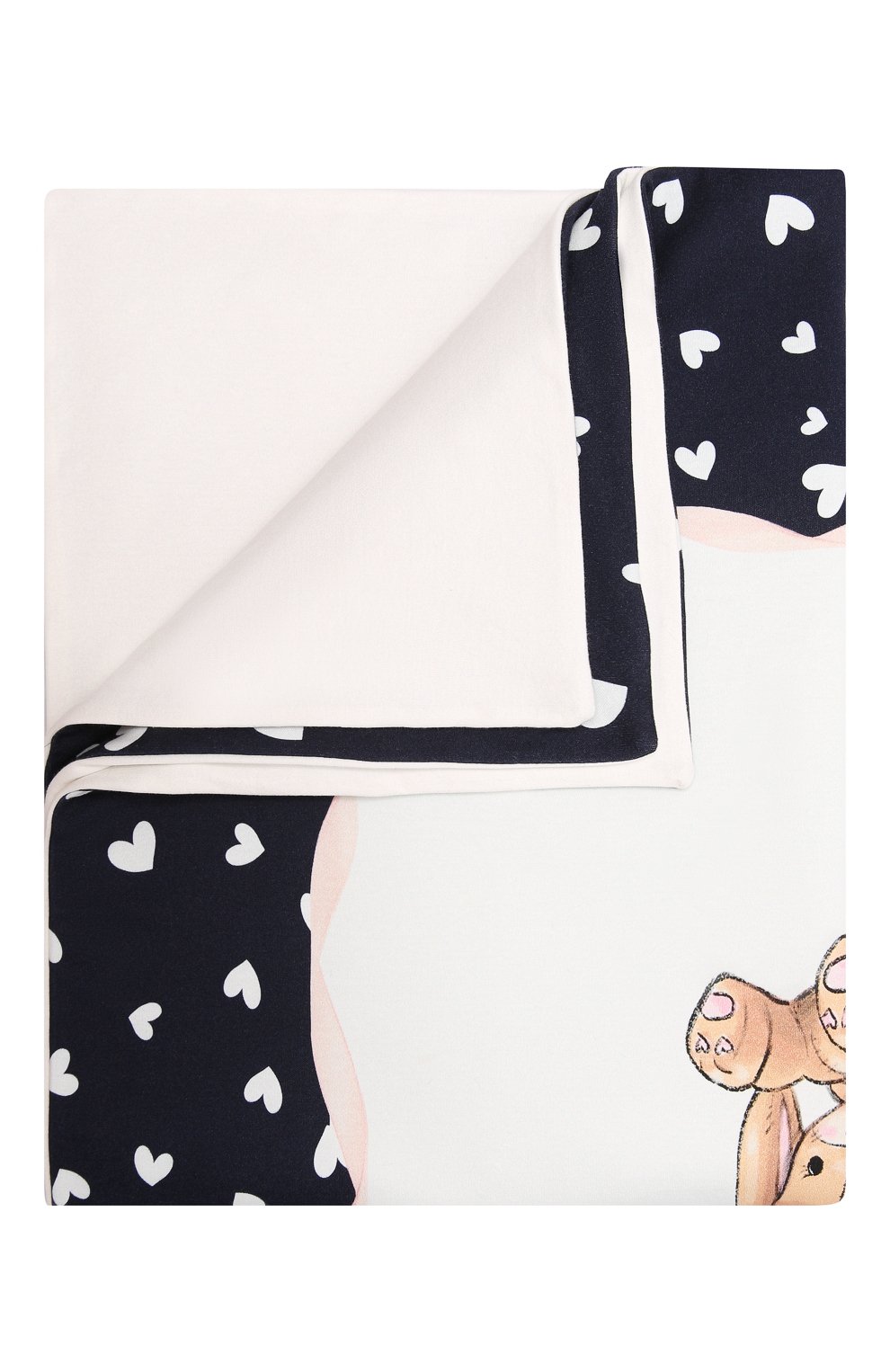 Хлопковое покрывало MONNALISA белого цвета по цене 13350 руб., арт. 358020, фото 1 Хлопковое покрывало MONNALISA, арт. 358020, фото 1