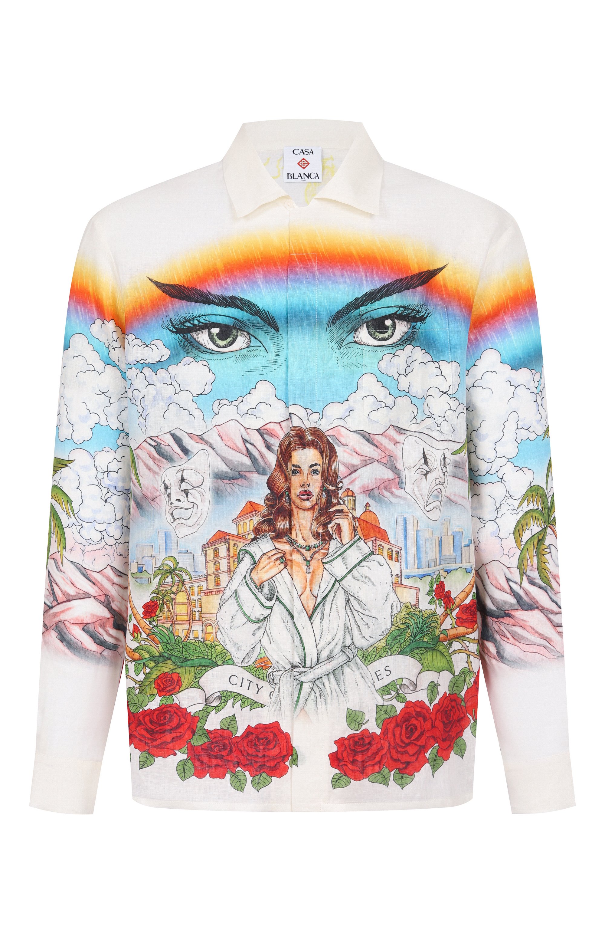 Льняная рубашка CASABLANCA, арт. U-MS25-SH-006-04, фото 1