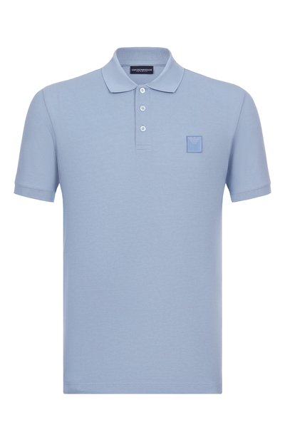 Мужское хлопковое поло EMPORIO ARMANI, арт. EM000571/AF12336