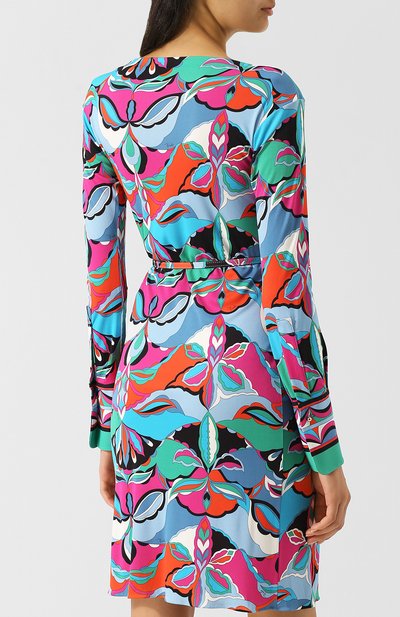 Платье с поясом и принтом EMILIO PUCCI, арт. 8UJG53/8U744, фото 4