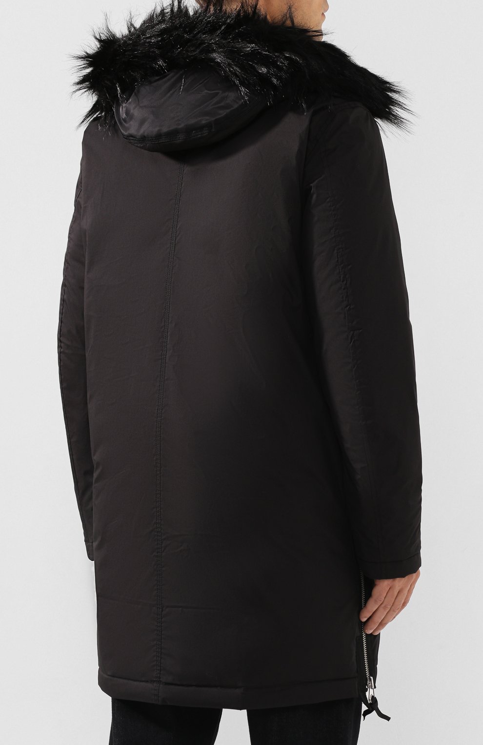 Хлопковая парка с меховой отделкой DIESEL, арт. 00SYUH/0GAVS, фото 4