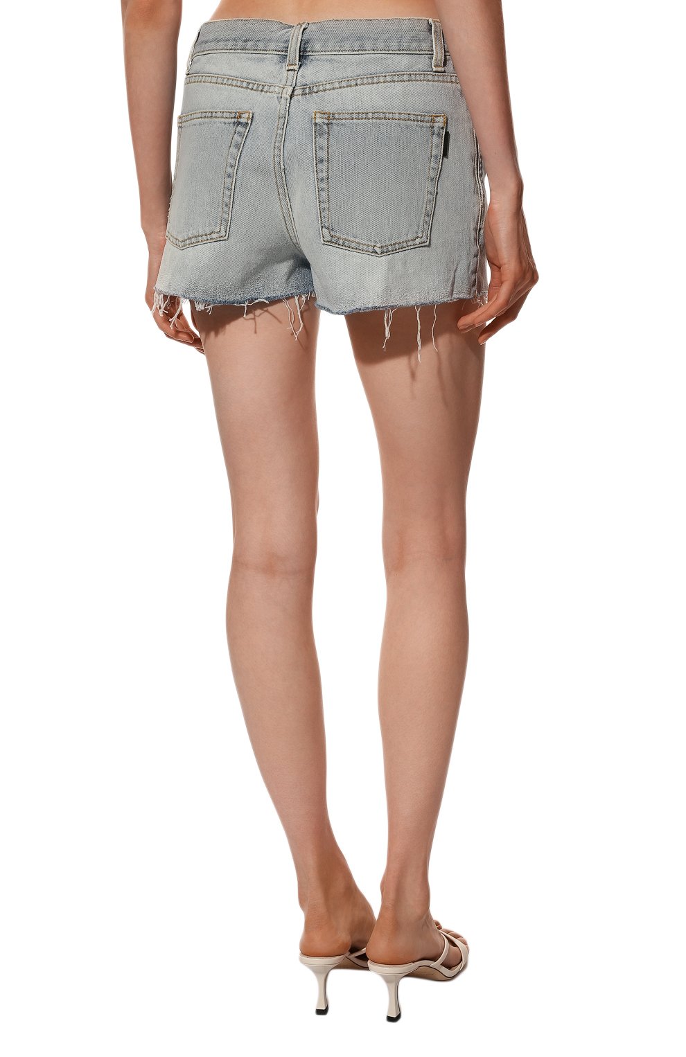 Джинсовые шорты SAINT LAURENT, арт. 597005/Y807P, фото 4