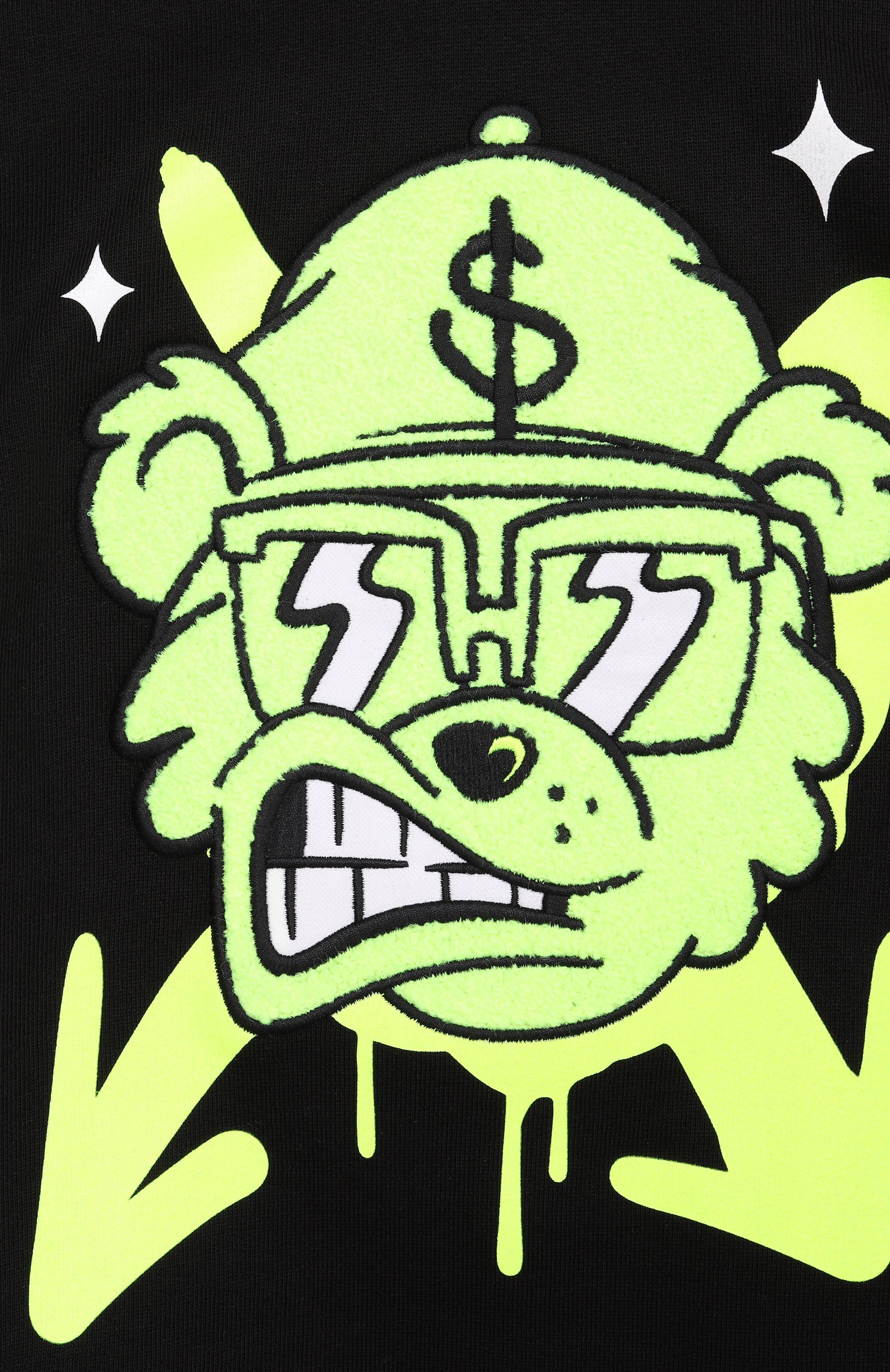 Хлопковое худи SPRAYGROUND, арт. SPY1440EBLK, фото 3