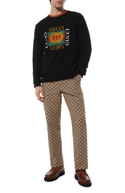 Хлопковые брюки GUCCI, арт. 658090 Z8AOV, фото 2