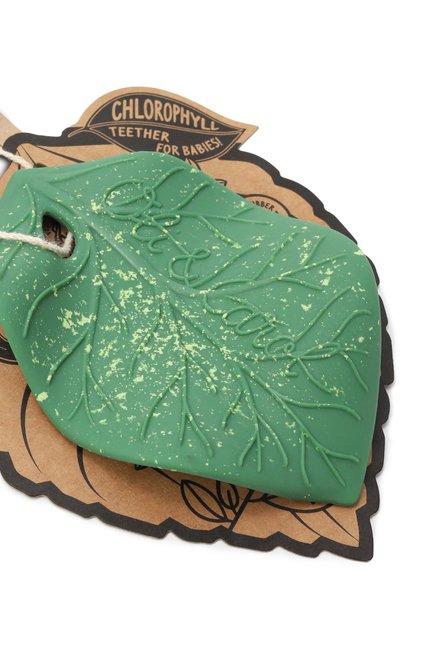 Прорезыватель для зубов chlorophyll leaf OLI&CAROL, арт. L-CHLOROPHYLL-LEAF