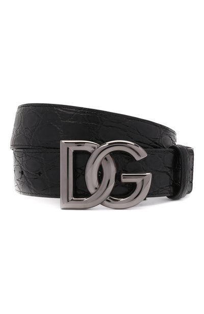 Мужской ремень из кожи каймана DOLCE & GABBANA, арт. BC4646/A2122/CYAC