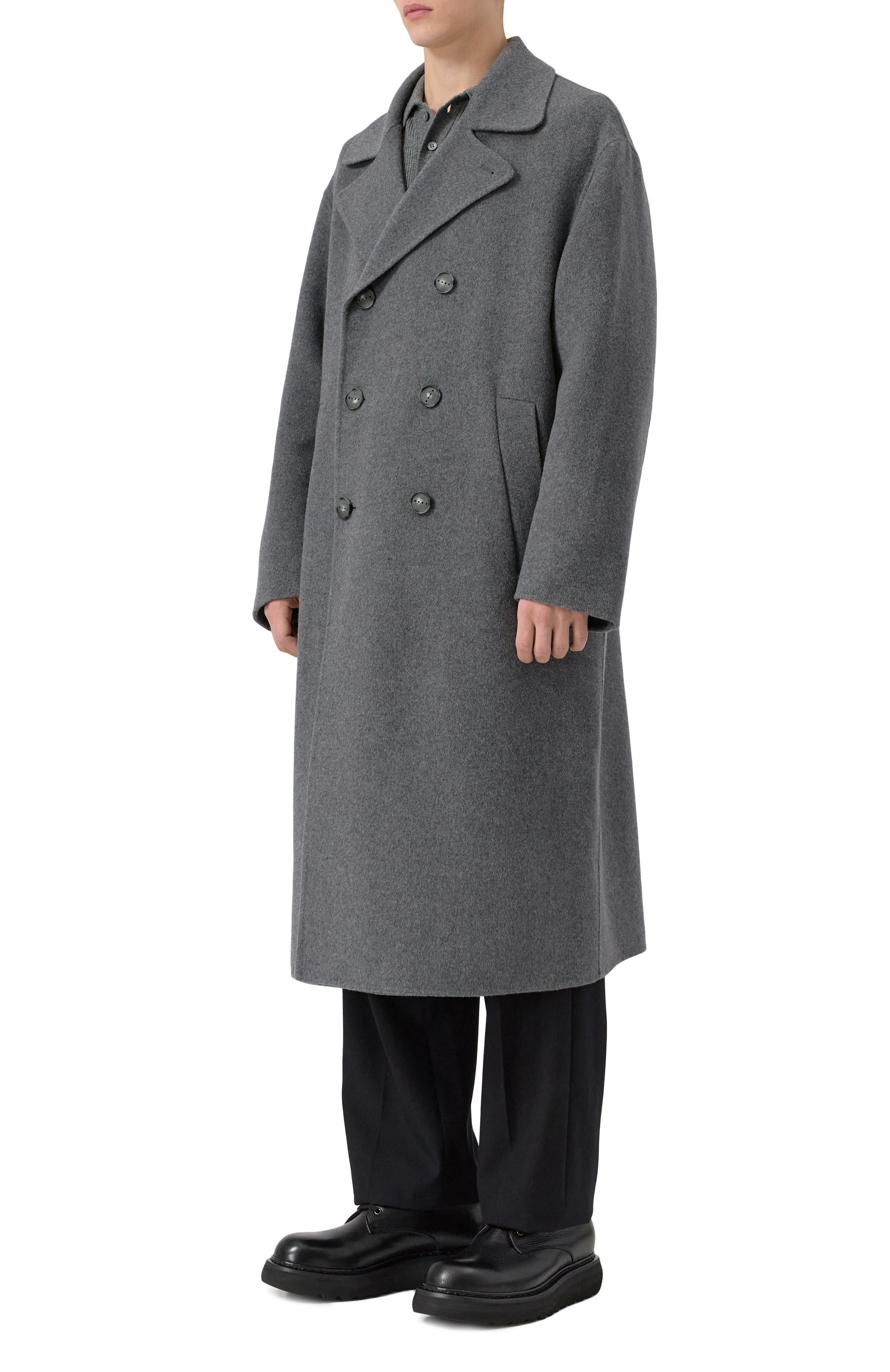 Шерстяное пальто HEVO, арт. ERCHIE D 0/I700, фото 3