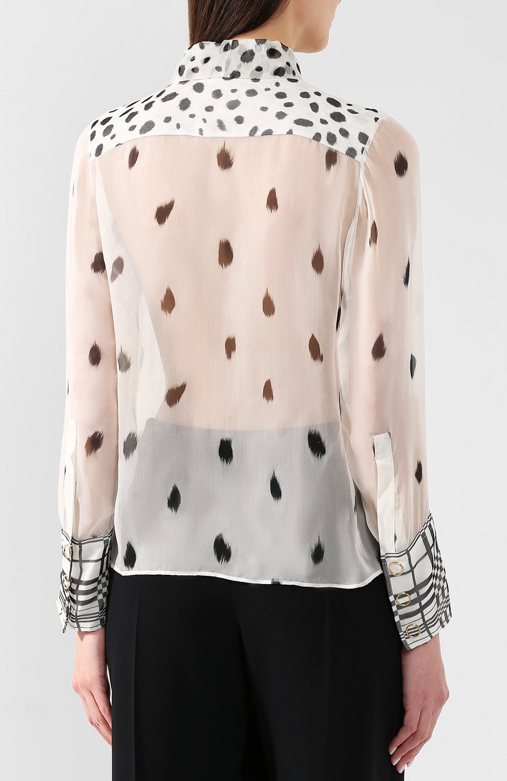 Шелковая блузка BURBERRY, арт. 4560845, фото 4