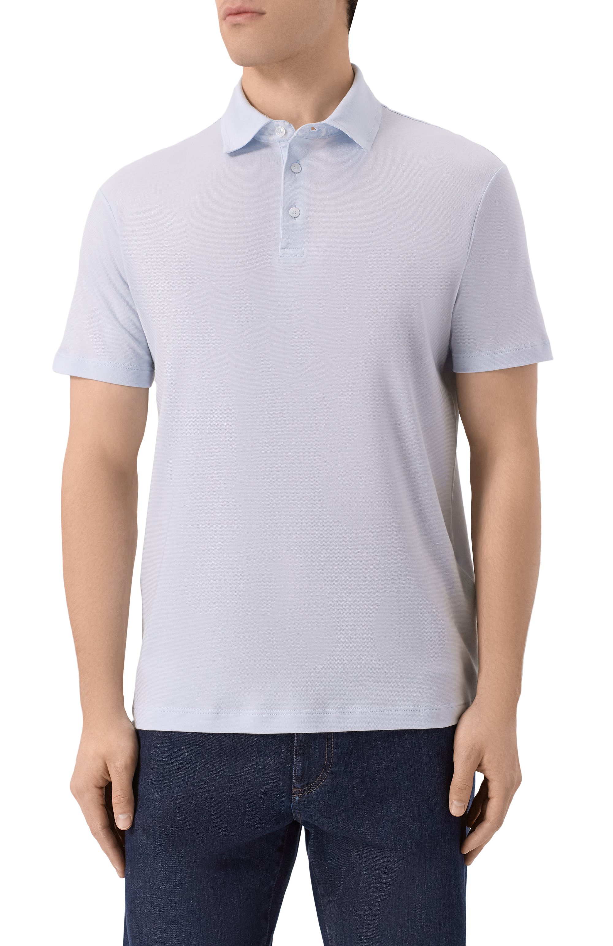 Поло из хлопка и лиоцелла PAUL&SHARK, арт. 26411253, фото 3