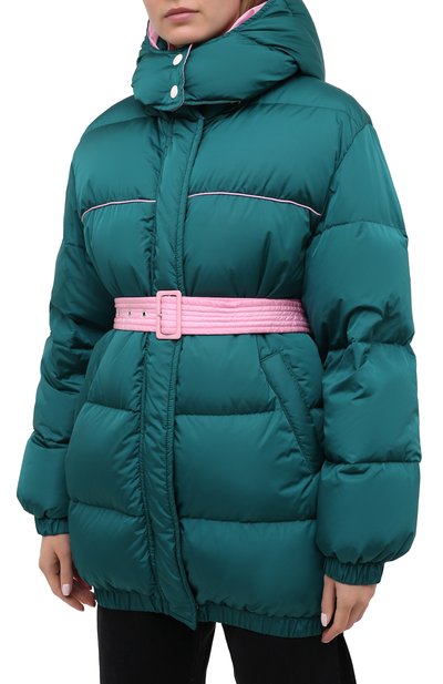 Пуховик MSGM темно-зеленого цвета по цене 88350 руб., арт. 2941MDH04D 207655, фото 3 Пуховик MSGM, арт. 2941MDH04D 207655, фото 3