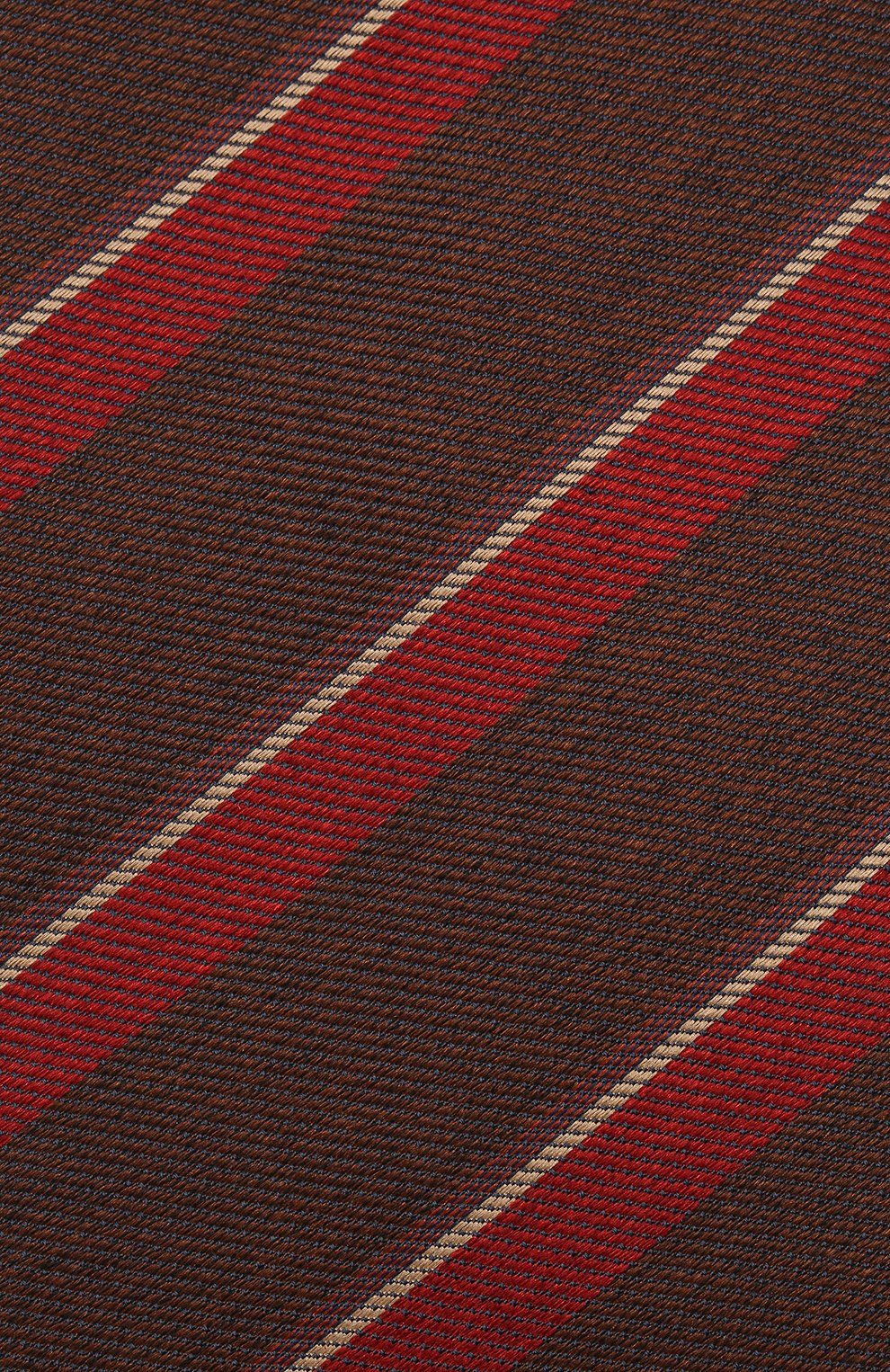 Шелковый галстук BRIONI коричневого цвета по цене 25350 руб., арт. 062I00/01420, фото 3 Шелковый галстук BRIONI, арт. 062I00/01420, фото 3