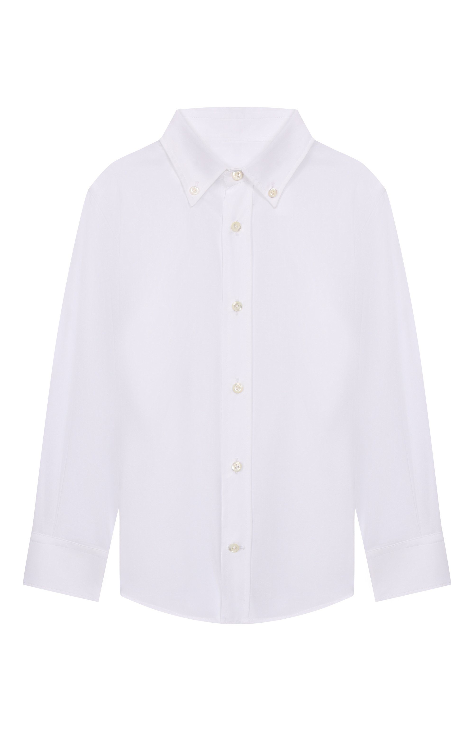 Хлопковая рубашка VAN LAACK белого цвета по цене 14050 руб., арт. VL-T0BY-XX/140766, фото 1 Хлопковая рубашка VAN LAACK, арт. VL-T0BY-XX/140766, фото 1