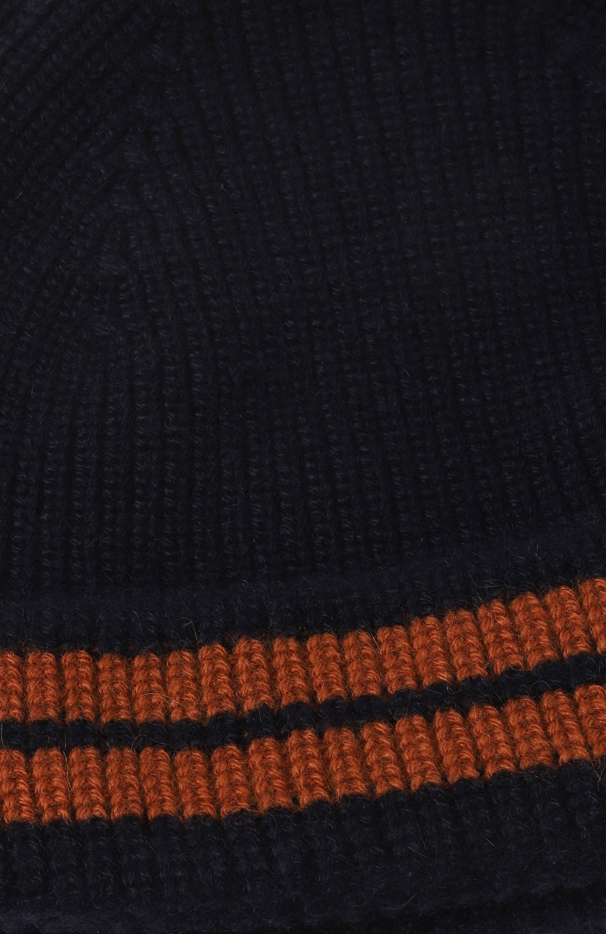 Кашемировая шапка ZEGNA темно-синего цвета по цене 48850 руб., арт. FSH/UEAT05A8, фото 3 Кашемировая шапка ZEGNA, арт. FSH/UEAT05A8, фото 3