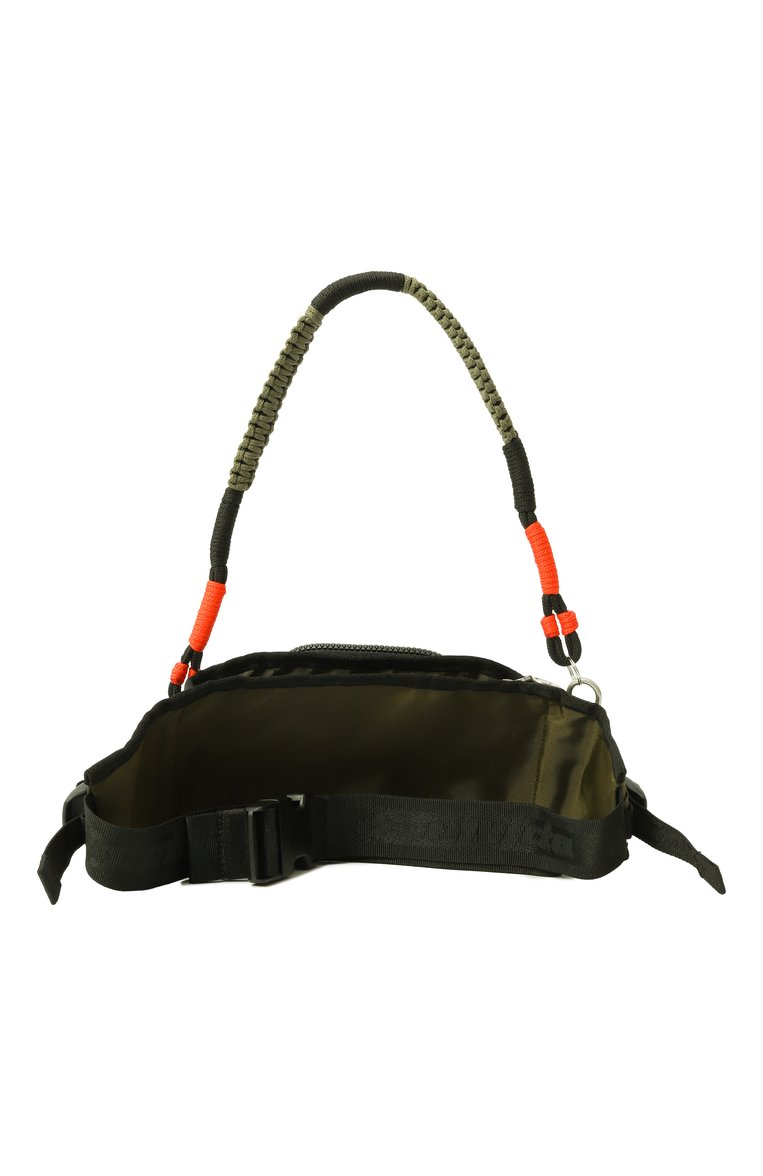 Мужская поясная сумка invicta DSQUARED2 хаки цвета, арт. BBM0073/16806815 | Фото 6 (Ремень/цепочка: На ремешке; Драгоценные камни: Проставлено; Материал сплава: Проставлено; Размер: small; Материал: Текстиль; Случай: Повседневный; Стили: Спорт-шик)