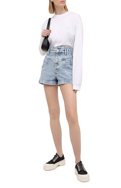 Джинсовые шорты ISABEL MARANT, арт. SH0394-21E019I/DIR0YSR, фото 2