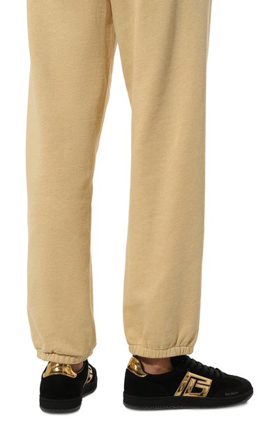 Замшевые кеды swan BALMAIN, арт. DN1VI735/LBGS, фото 3