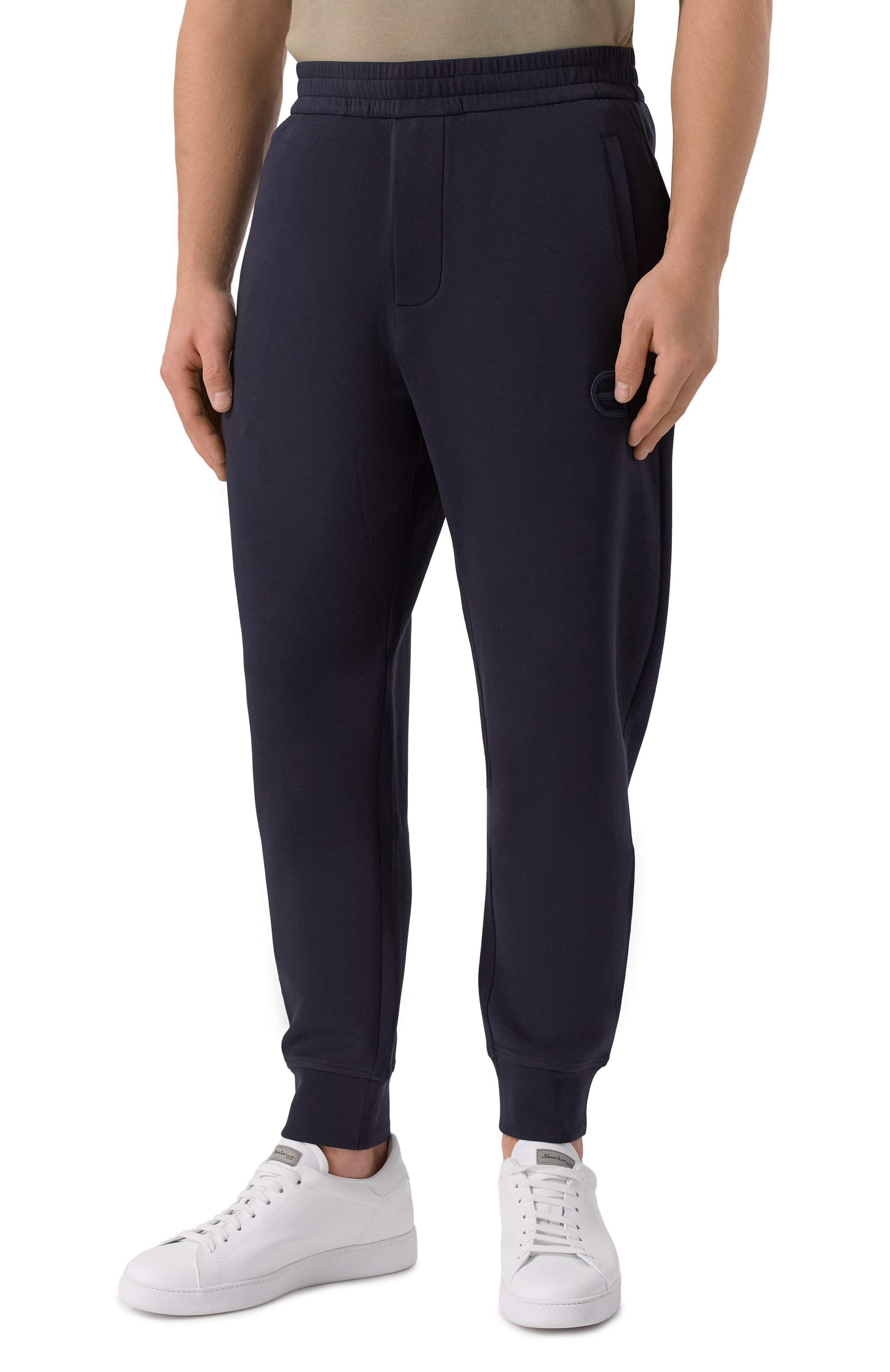 Хлопковые джоггеры EMPORIO ARMANI, арт. 8N1PT0/1JHSZ, фото 3