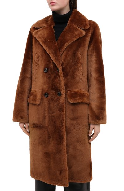 Шуба из овчины YVES SALOMON, арт. 21WYM60604MESI, фото 4