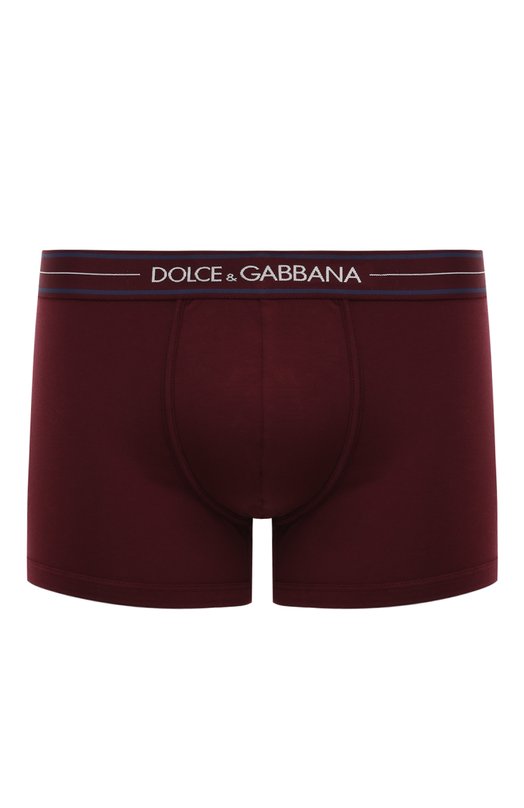 Хлопковые боксеры Dolce & Gabbana M4F32J/0NP19 Бордовый M4F32J/0NP19