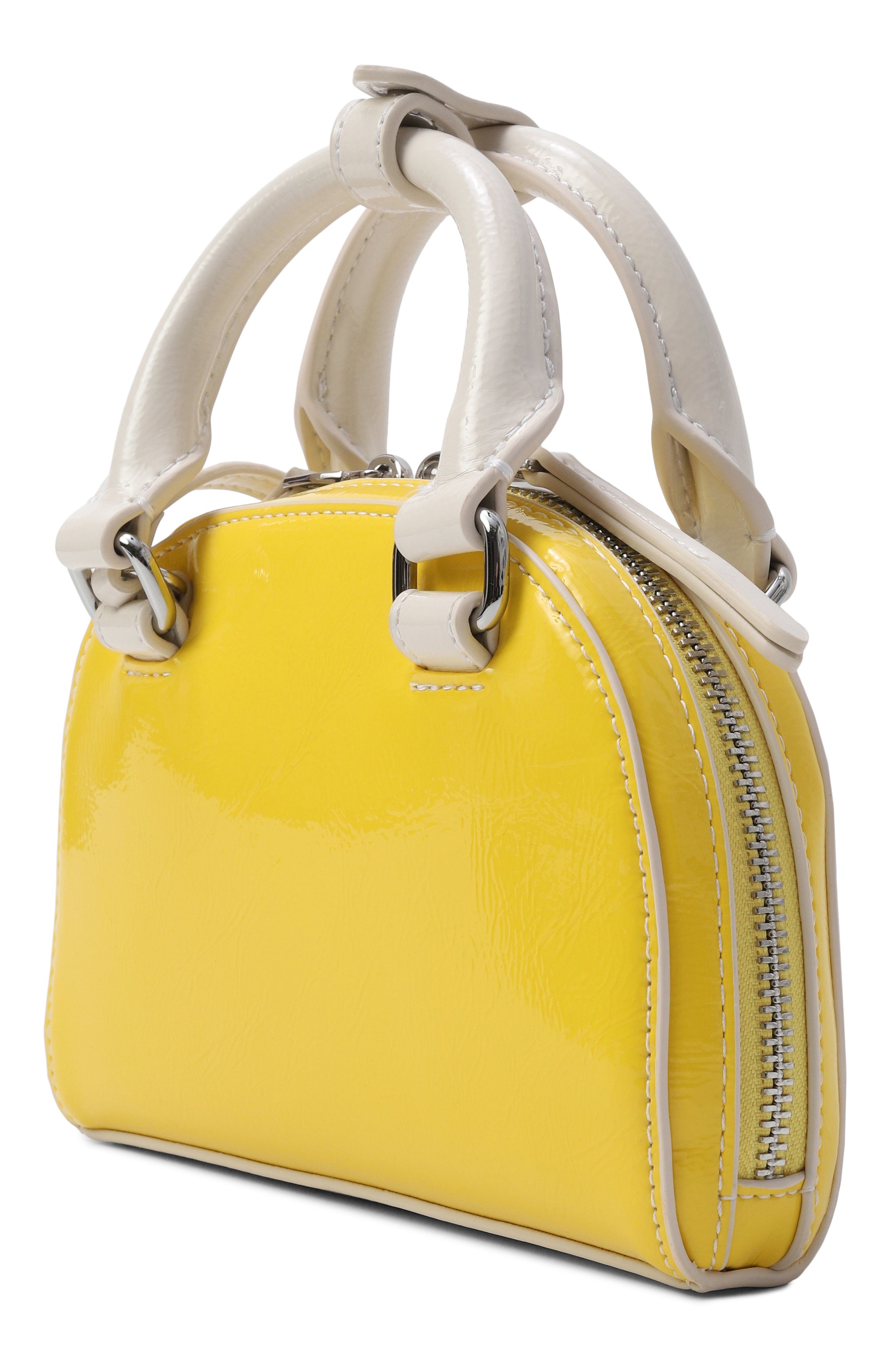 Сумка 1dr dome mini DIESEL желтого цвета по цене 29950 руб., арт. X10464/P8768, фото 4 Сумка 1dr dome mini DIESEL, арт. X10464/P8768, фото 4