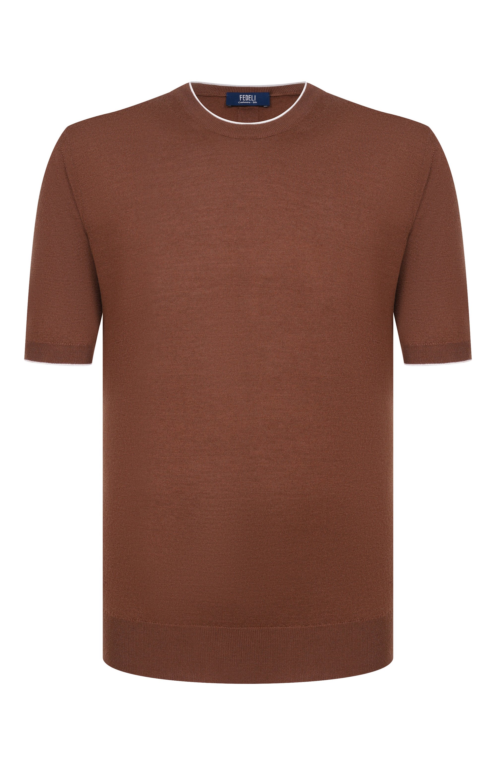 Джемпер из кашемира и шелка FEDELI, арт. MU0L5718B/CASMERE SETA BIC, фото 1