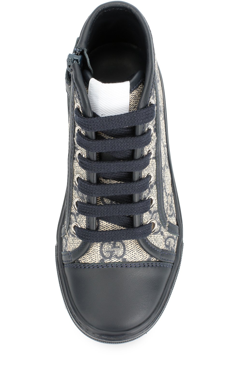 Высокие кеды с принтом GUCCI, арт. 313057/KLQ30, фото 4