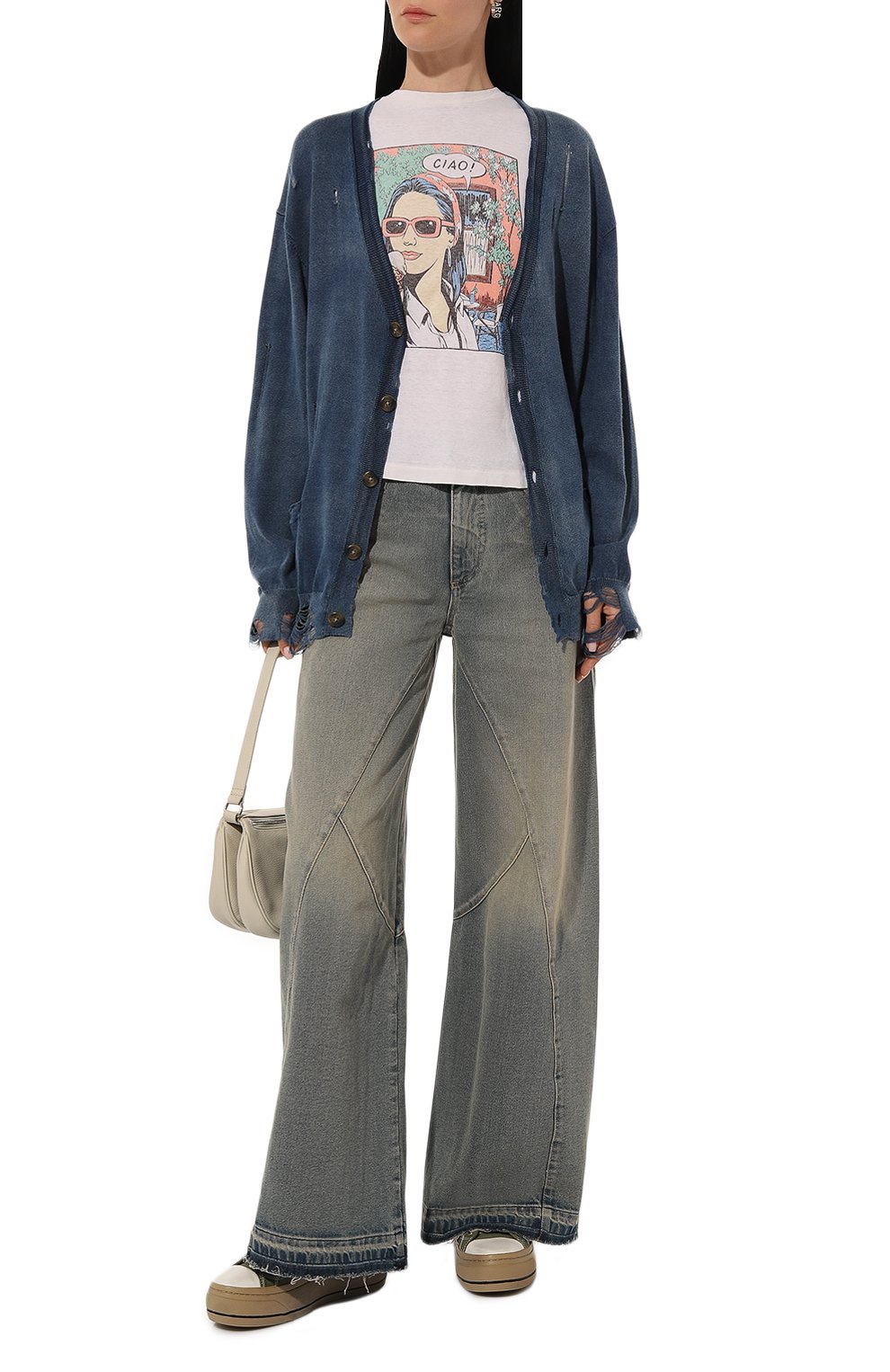 Хлопковая футболка RE/DONE, арт. 024-02WCGT290, фото 2