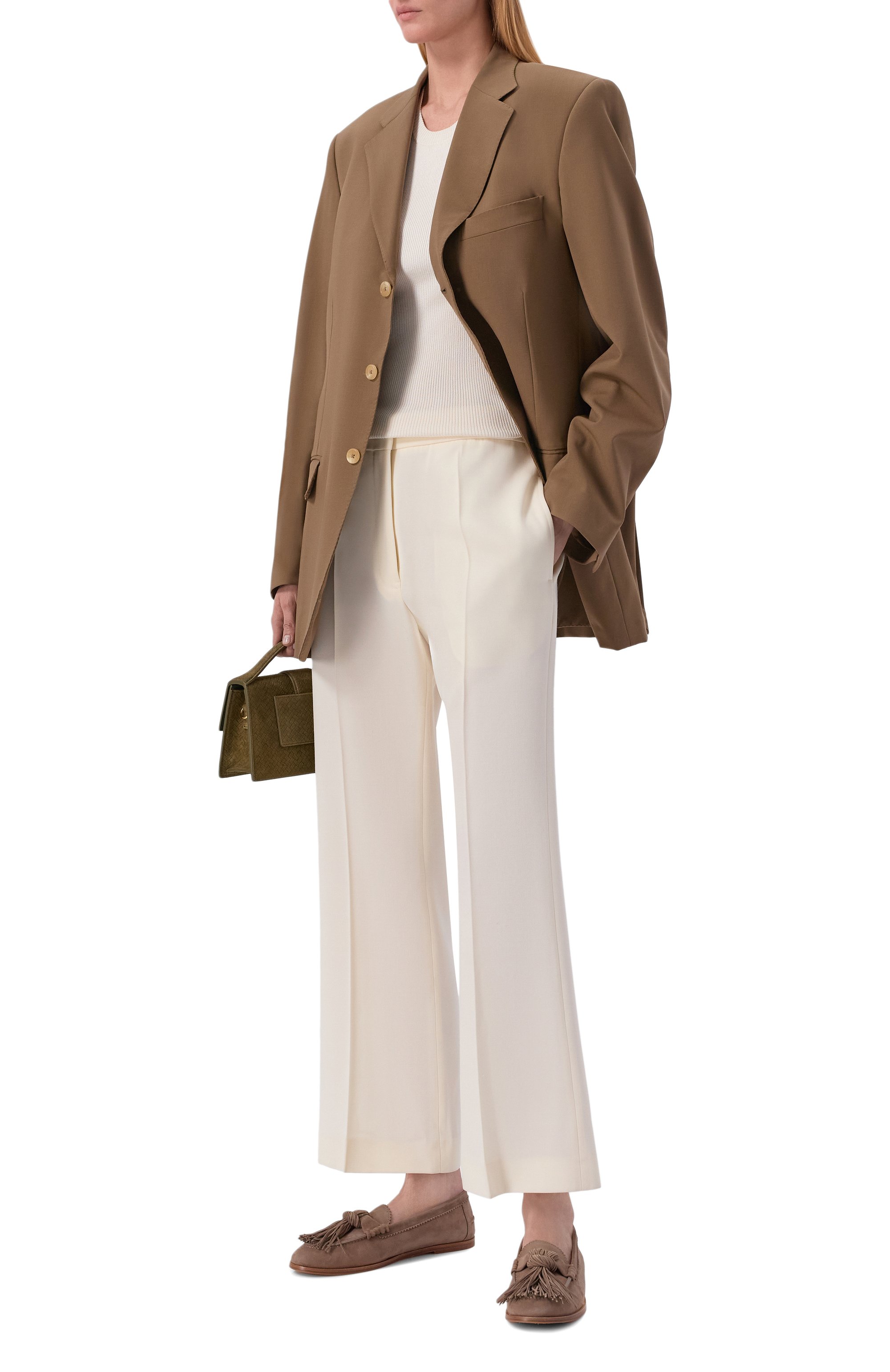 Замшевые лоферы freddie AQUAZZURA коричневого цвета по цене 99500 руб., арт. FDEFLAM0-SUE-T0R, фото 3 Замшевые лоферы freddie AQUAZZURA, арт. FDEFLAM0-SUE-T0R, фото 3