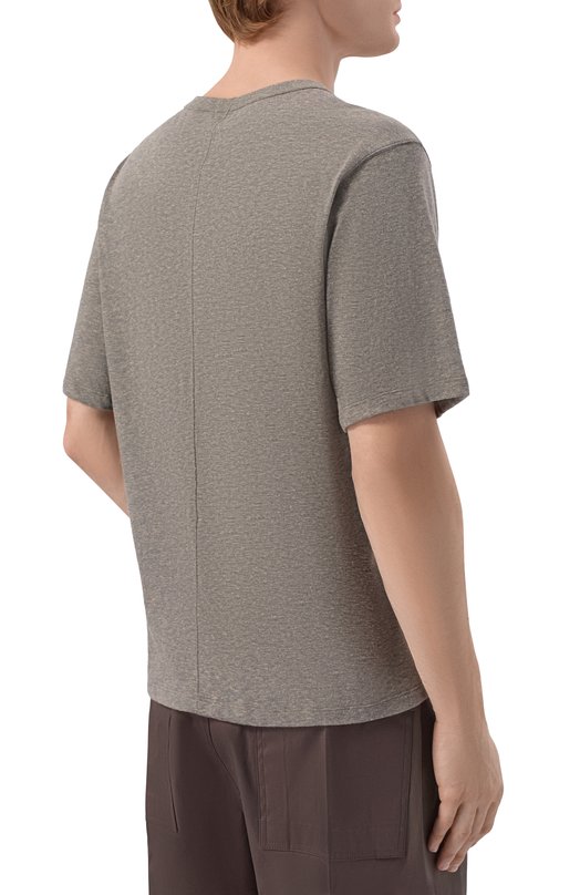Футболка Rick Owens RR01F2232/JGM Серый  RR01F2232/JGM Фото 4