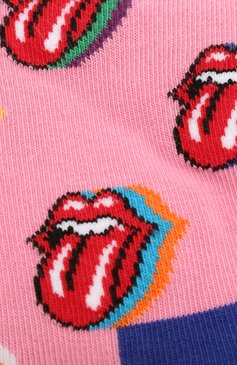 Детские носки HAPPY SOCKS разноцветного цвета, арт. KRLS01 | Фото 2 (Материал: Текстиль, Хлопок; Кросс-КТ: Носки; Материал сплава: Проставлено; Нос: Не проставлено)