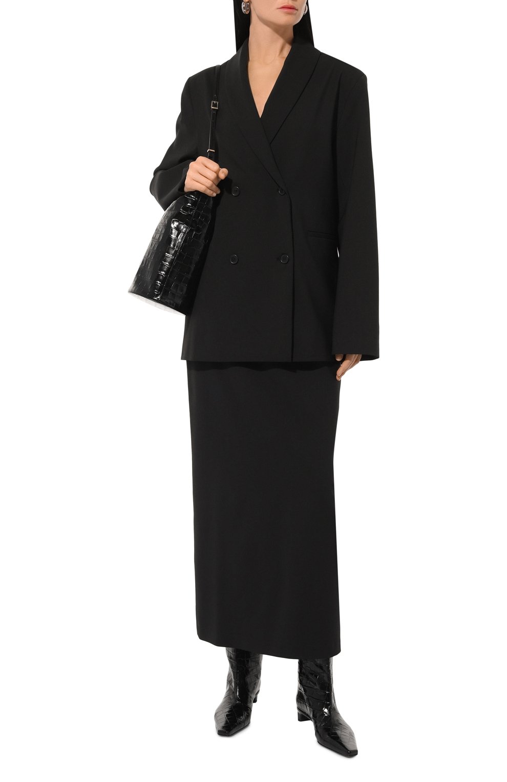 Шерстяная юбка LOULOU DE SAISON, арт. SAM0S, фото 2