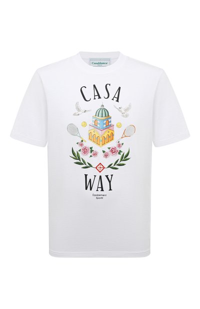 Хлопковая футболка CASABLANCA, арт. MF23-JTS-001-14, фото 1