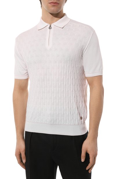 Поло из шелка и хлопка STEFANO RICCI, арт. K818042P31/F23170, фото 3