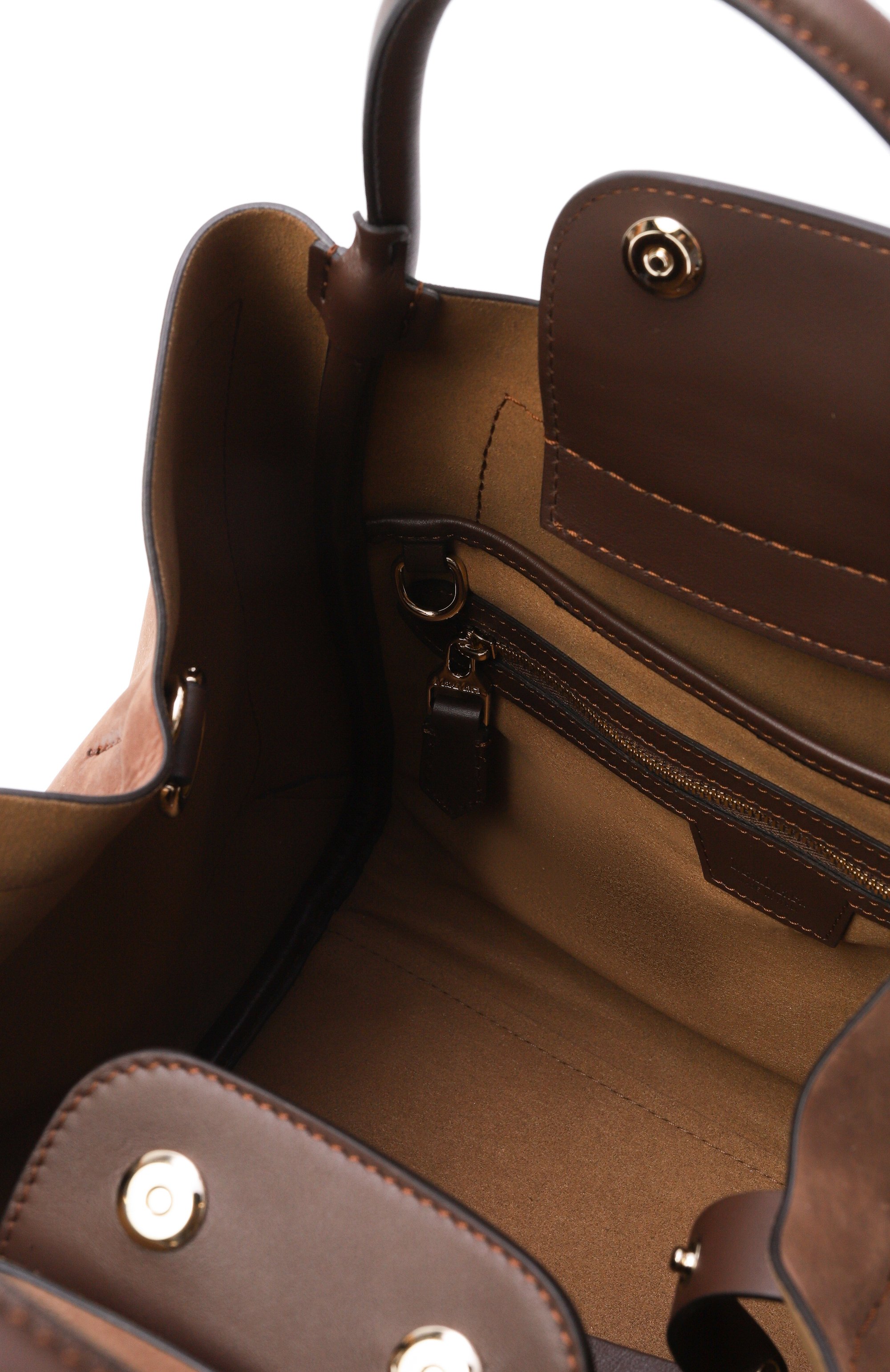 Сумка marine small MAX MARA коричневого цвета по цене 147000 руб., арт. MXAMARINESSUE, фото 5 Сумка marine small MAX MARA, арт. MXAMARINESSUE, фото 5