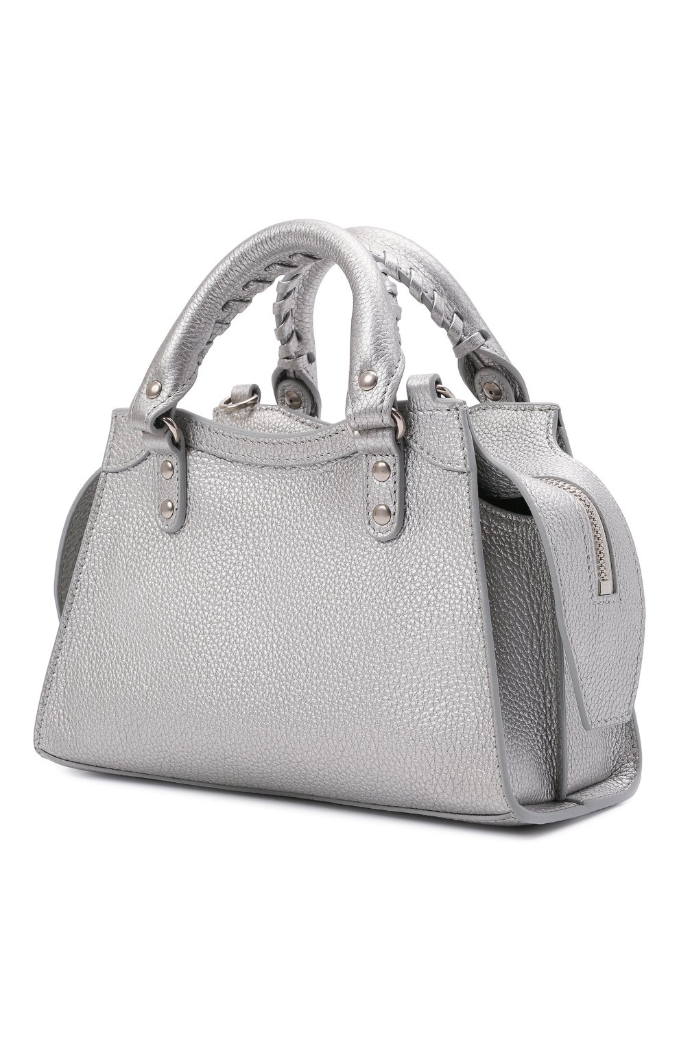 Сумка neo classic city mini BALENCIAGA серебряного цвета по цене 183000 руб., арт. 638524/15YKY, фото 3 Сумка neo classic city mini BALENCIAGA, арт. 638524/15YKY, фото 3