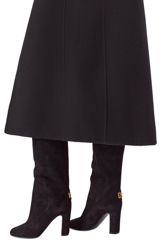 Замшевые сапоги Jackie New 90 Dolce & Gabbana CU1218/A1275 Чёрный  CU1218/A1275 Фото 2