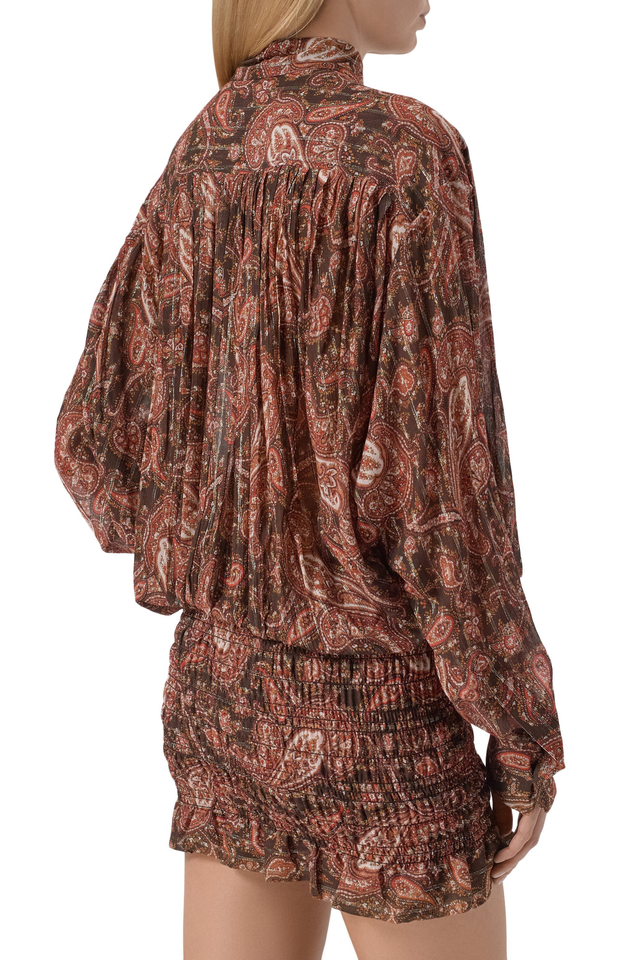 Платье из вискозы и шелка THE ANDAMANE, арт. TM190156B/TNV143, фото 3