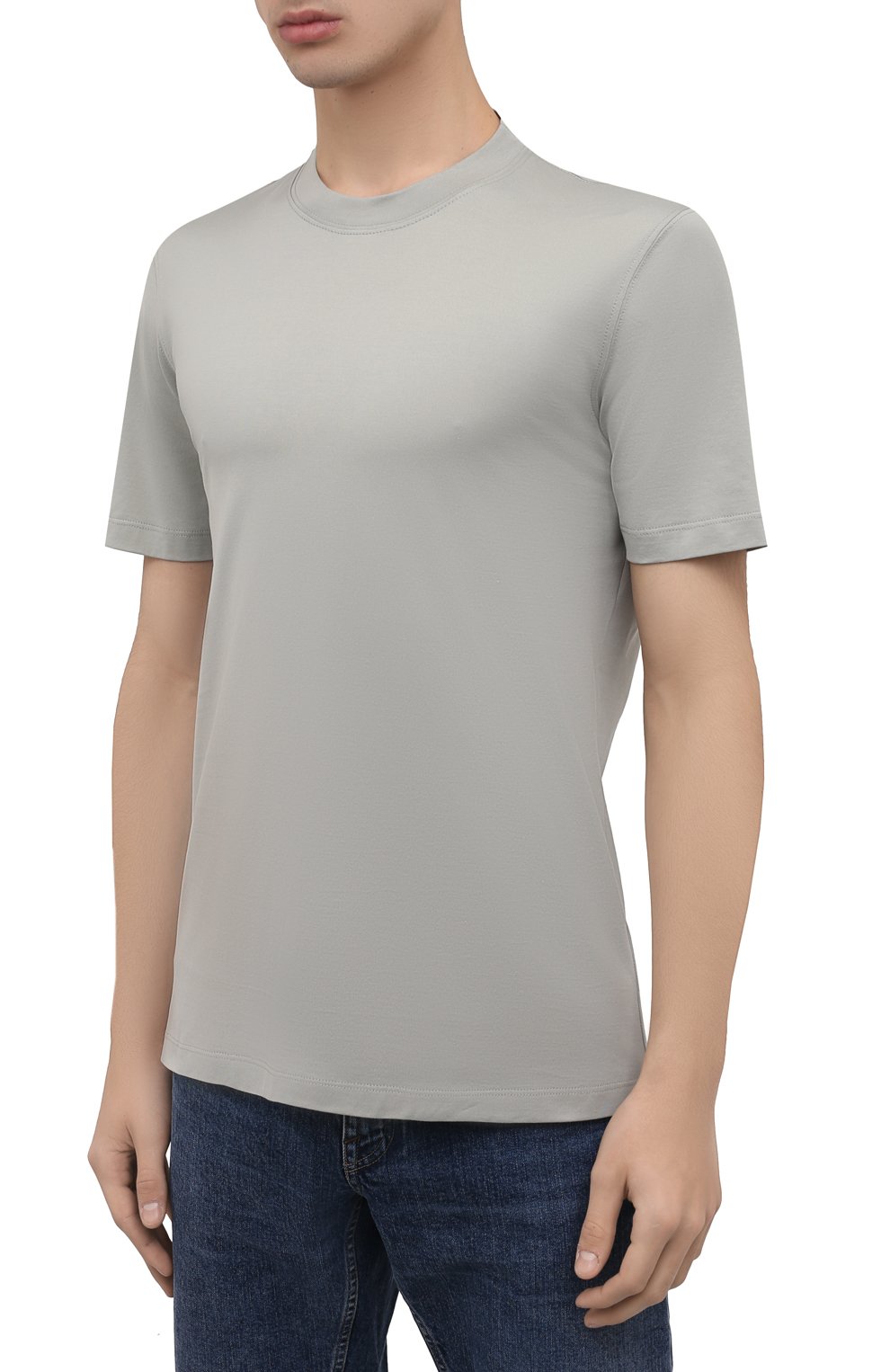 Хлопковая футболка BRUNELLO CUCINELLI, арт. M0T611308, фото 3