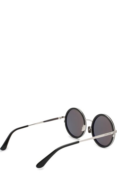 Солнцезащитные очки SAINT LAURENT серебряного цвета по цене 28850 руб., арт. SL 136 C0MBI 001, фото 3 Солнцезащитные очки SAINT LAURENT, арт. SL 136 C0MBI 001, фото 3