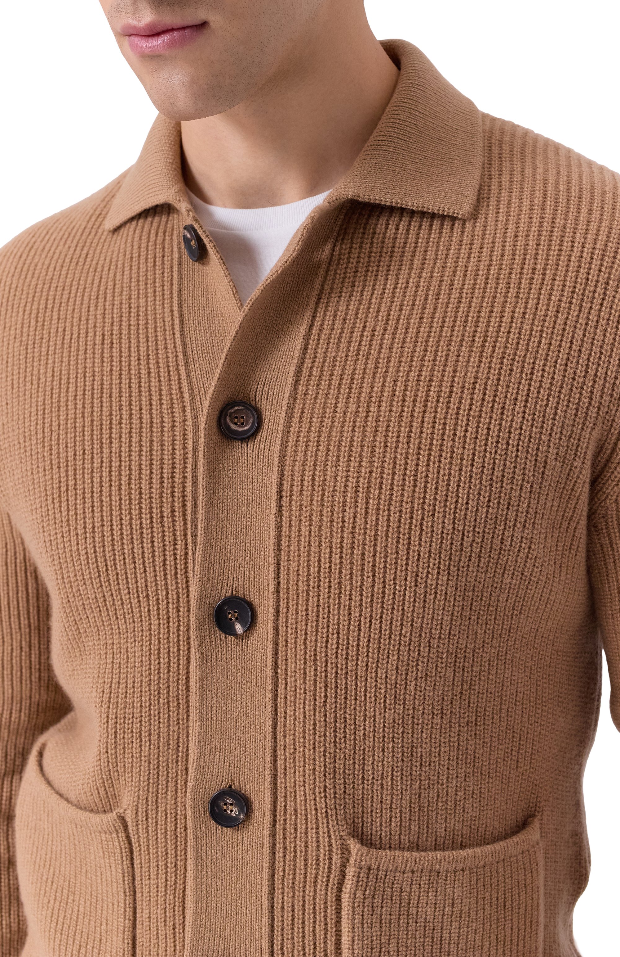 Кардиган из шерсти и кашемира ANDREA CAMPAGNA, арт. CA3MLT/WC7P, фото 5