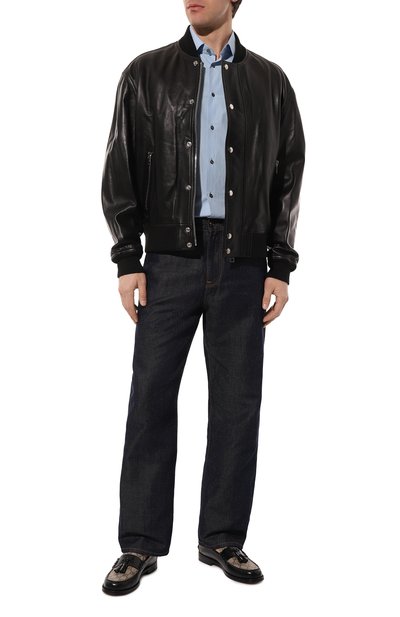 Кожаные лоферы kaveh GUCCI, арт. 673817 17X30, фото 2