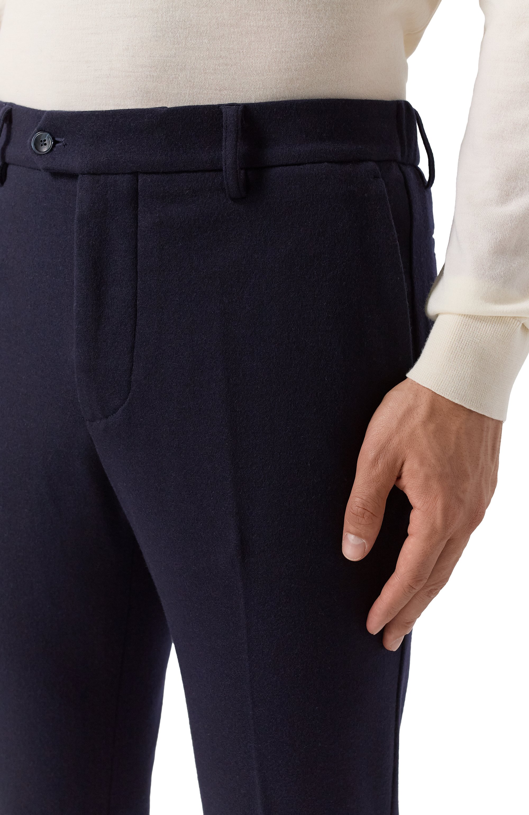 Брюки из шерсти и кашемира MARCO PESCAROLO, арт. EV0/52Y11, фото 5