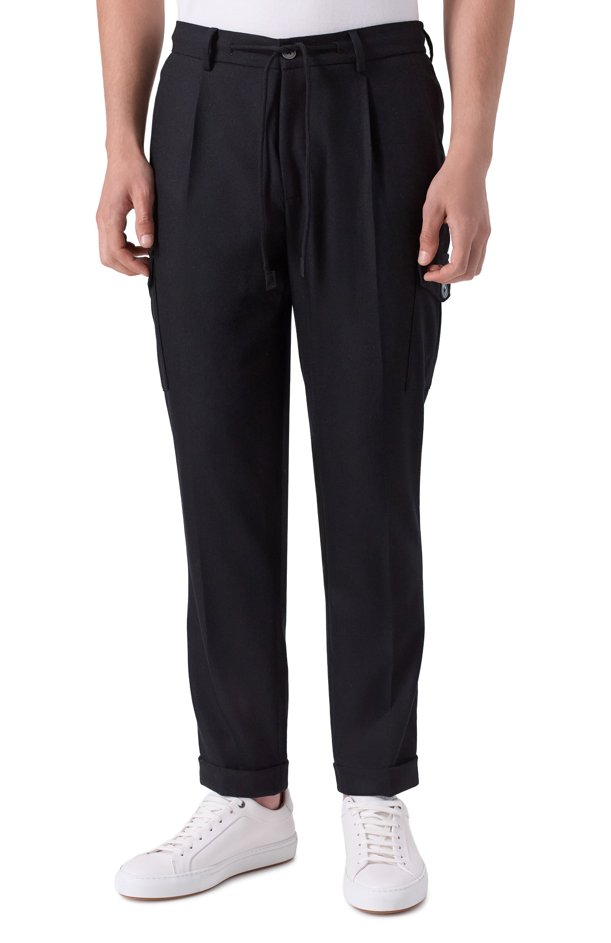 Шерстяные брюки-карго GRAN SASSO, арт. 76111/51306, фото 3