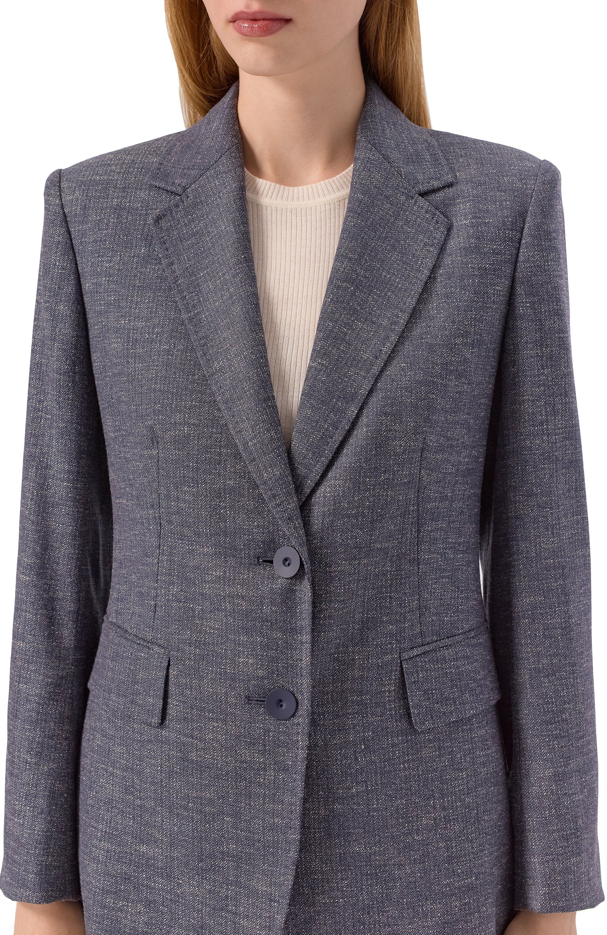 Жакет из шерсти и вискозы MAX MARA STUDIO, арт. H0DEIDA, фото 5